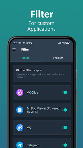 Nomad VPN Screen 3