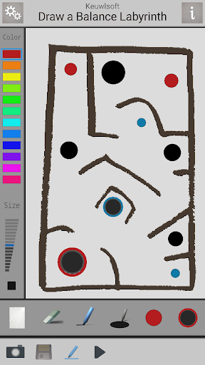 Screenshot of Draw A Balance Labyrinth