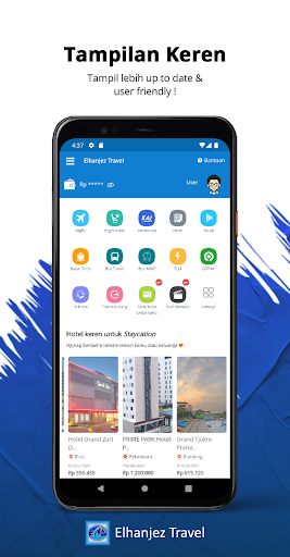 Android application Elhanjez Travel screenshort