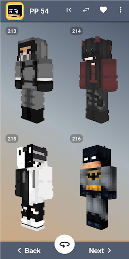 Android application Mask Skins Minecraft screenshort