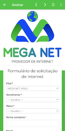 Meganet Provedor Screen 2