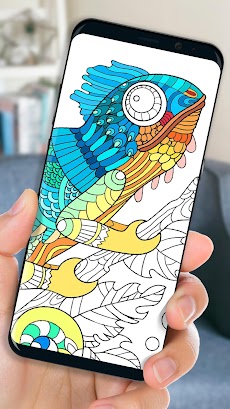 Free Adult Coloring Book App |のおすすめ画像1