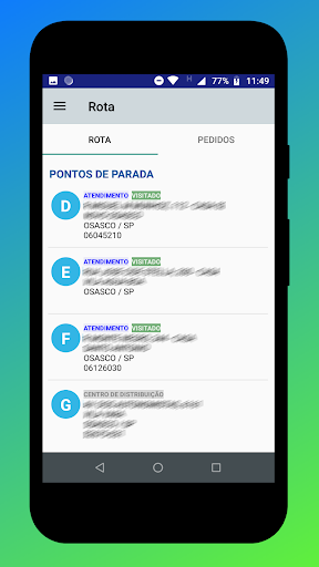 PxLOG Screen 2