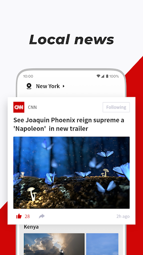 Android application NewsHound screenshort