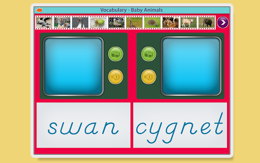 Montessori Vocabulary - Baby A Screen 2