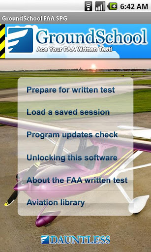 Android application FAA Sport Pilot Test Prep screenshort