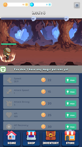 Android application Soldier RPG screenshort