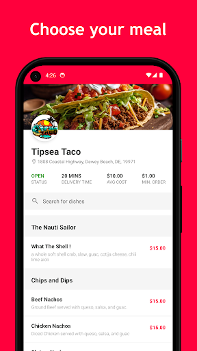Tipsea Taco Screenshot 1 - AppWisp.com