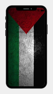 Обои с флагом Палестины