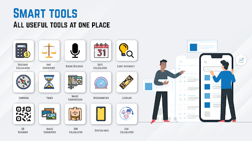 Android application Smart Tools- Utilities toolbox screenshort