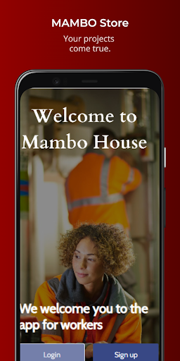 Android application MAMBO Contractor screenshort