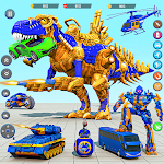 Cover Image of Tải xuống Dino Robot Car Transform 3D  APK