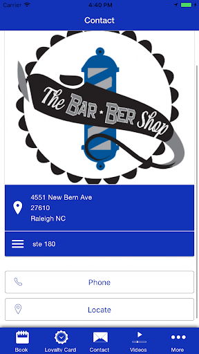 The Bar Ber Shops Screen 2