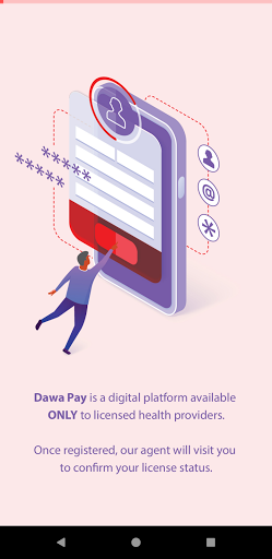 Android application Dawapay screenshort