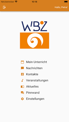 Android application Musikschule WBZ Ingelheim screenshort