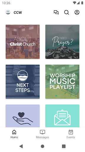 Android application Christ Church Windsor screenshort