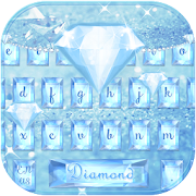 Blue diamond Keyboard Theme  Icon