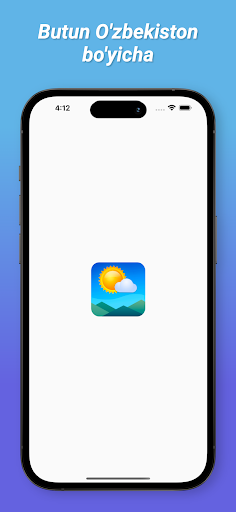 Android application Ob-havo ma'lumoti screenshort