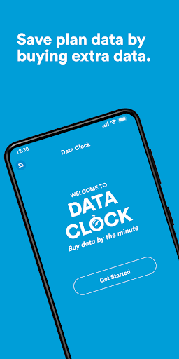 Android application Data Clock screenshort