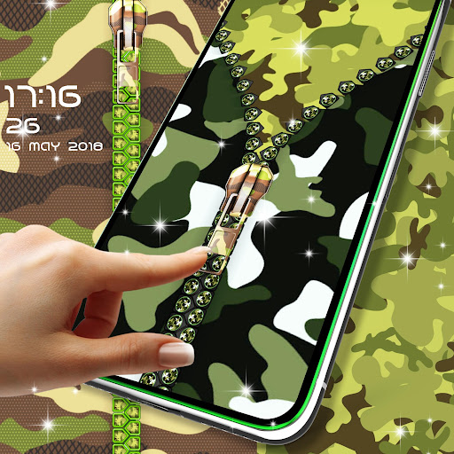 Android application Camouflage zipper locker screenshort