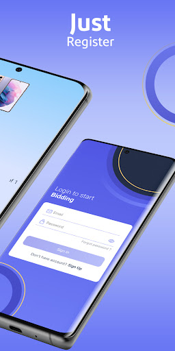 Android application Bidbong screenshort