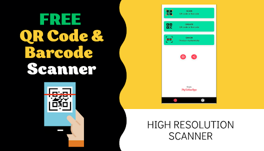 QR Code, Barcode Create & Scan