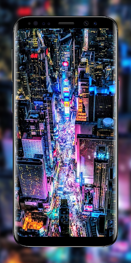 Cyberpunk cityscape wallpapers Screen 3