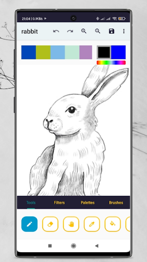 Sketch drawing Screen 3
