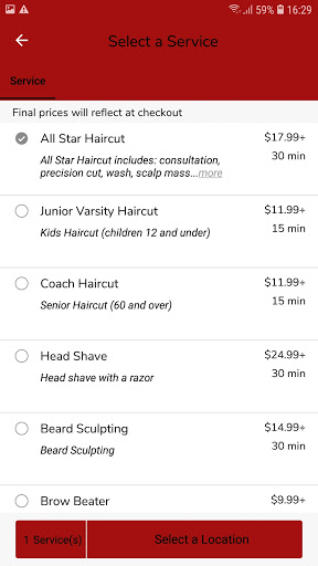 JRs All Star Haircuts Screen 3