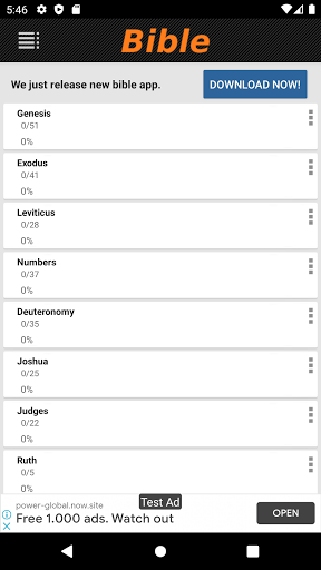 Android application NIV Bible Old And New Testamen screenshort