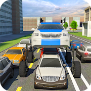  Elevated Car Driving Simulator: Modern Taxi Driver 