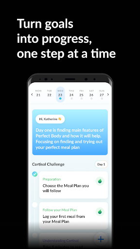 Screenshot of Perfect Body - Meal planner