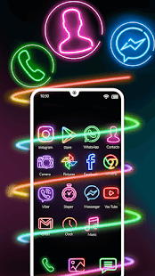 Neon Icon Changer App android2mod screenshots 3