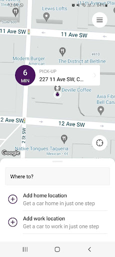 Calgary City Cabs Screen 2