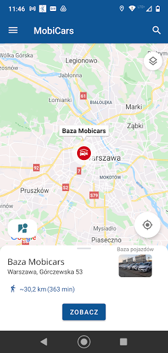 Android application MobiCars screenshort