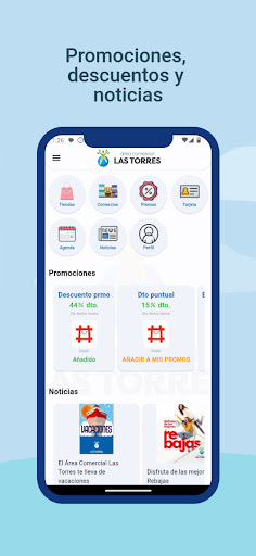 Android application Área Comercial LAS TORRES screenshort