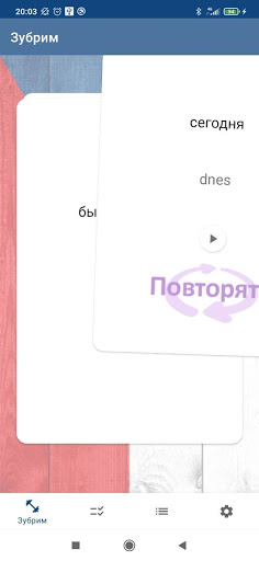 Чешский словарь Карточки Топ 5 Screen 2