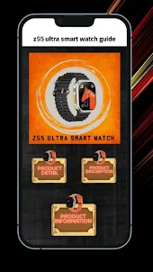 z55 ultra smart watch guide