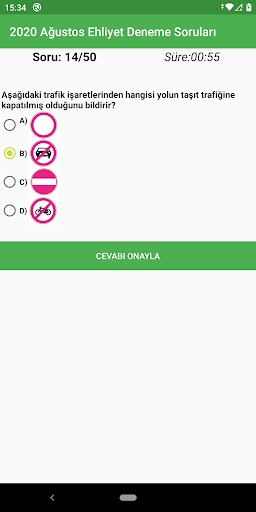 2020 Ehliyet Sınav Soruları