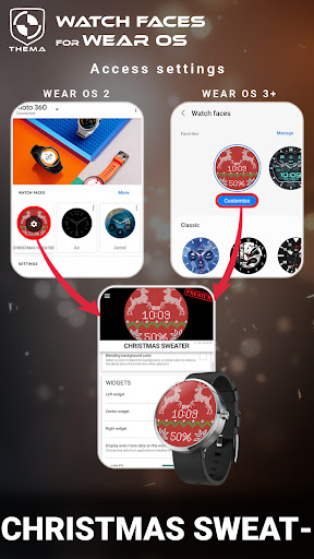 Christmas Sweater Watch Face screenshot 3