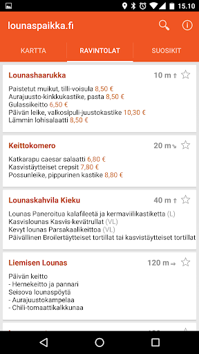 lounaspaikka.fi Screen 2