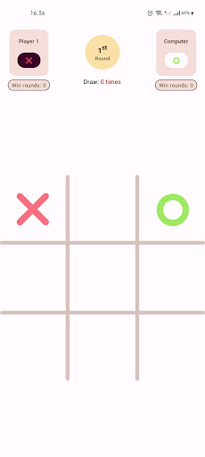 Compose Tic Tac Toe Screen 2