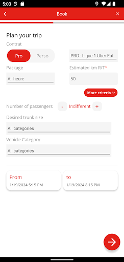Autopartage by APRR Screen 3