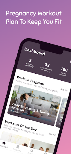 Android application Pregnancy Workouts & Exercises screenshort