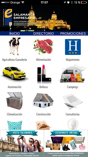 Android application SALAMANCA EMPRESARIAL screenshort