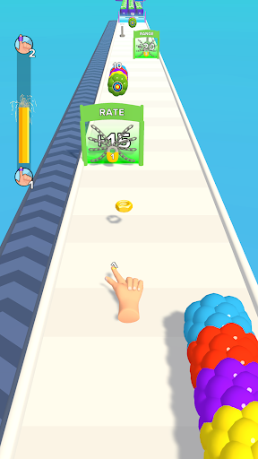 Android application Finger Evolver screenshort