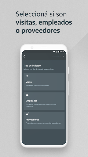 Control de Accesos Screen 2