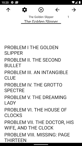 Android application Book, The Golden Slipper screenshort