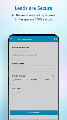 Android application CR Properties screenshort