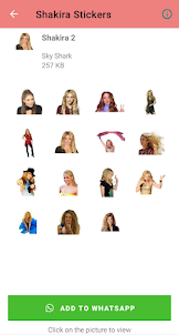 Shakira Stickers